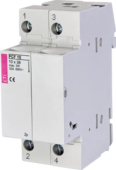 Роз'єднувач запобіжника ETI PCF 10 2p 32А 690В 2550003