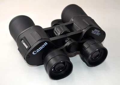 Бінокль 20x50 CANON з 20-кратним збільшенням, об’єктив 50 мм, вологозахищений прогумований корпус, потужна туристична оптика для полювання, риболовлі та спостереження за природою