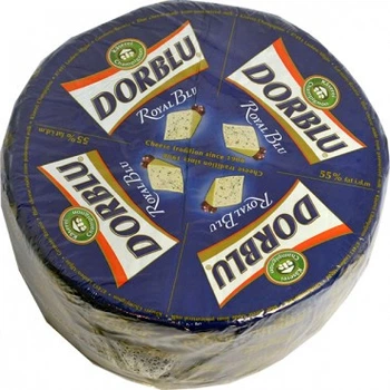 Сир з пліснявою Kaserei Dorblue Laibe Royal Blue 55% 100 г