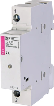 Роз'єднувач запобіжника ETI PCF 10 LED 1p 32А 690В 2550011