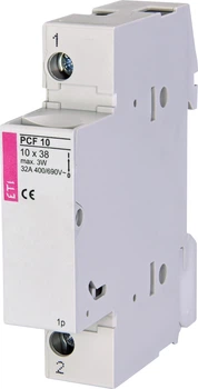 Роз'єднувач запобіжника ETI PCF 10 1p 32А 690В 2550001