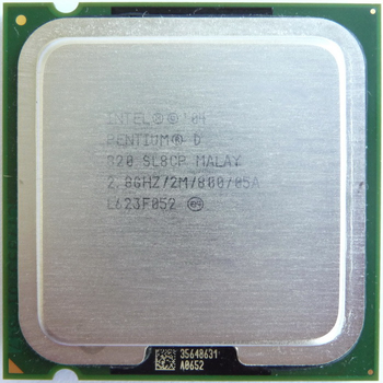 Процессор Intel Pentium D820 2.80GHz/800MHz/2048k (SL8CP) s775, tray