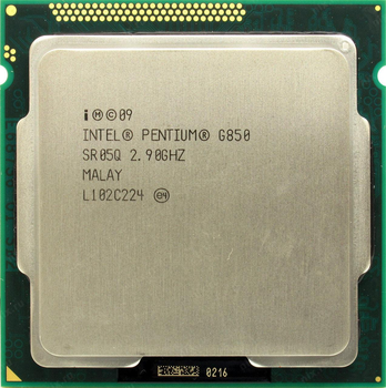 Процесор Intel Pentium Dual-Core G850 2.9GHz/3MB/5GT/s (SR05Q) s1155, tray