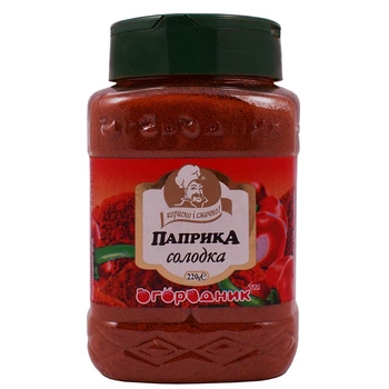 Паприка червона солодка Огородник мелена 220 г (4820079241540)