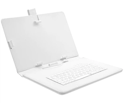 Универсальный чехол-клавиатура White для планшетов 10'' micro USB