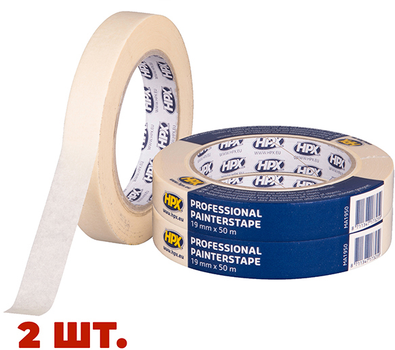 Набор малярной ленты HPX 60°С 19 мм х 50 м 2 шт (KOMPLEKT_MA1950)