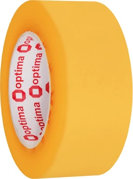 Клейка двостороння стрічка Optima 48 мм x 10 м Жовта (O45351)