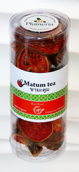 Тайский чай Plumeria лечебный Matoom от кашля и болезней ОРЗ в тубе 180 гр