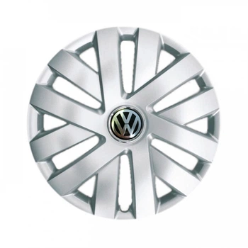 Автомобильные колпаки SKS 409 R16 4 шт Серебристые (с логотипом Volkswagen)
