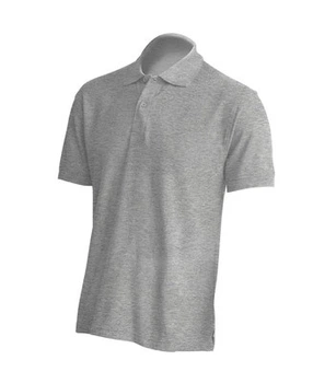 Футболка поло JHK T-shirt Pora 210 XL Серый меланж (JHK Pora 210)