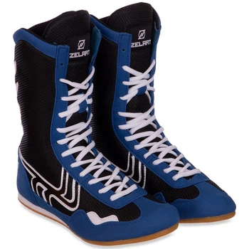 Боксерки OB-2299 Zelart верх PU синий size 45/29.0см