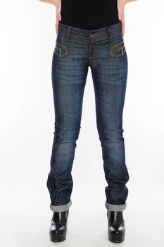 Женские джинсы Omat jeans 9519 Синие 28-34
