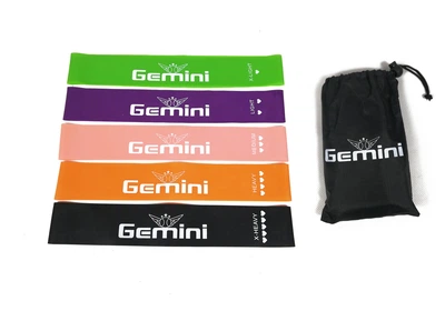 Гумки для фітнесу і йоги Gemini набір 5 шт