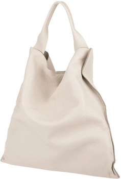 Женская сумка кожаная Poolparty bohemia-beige Бежевая (2000000015323)