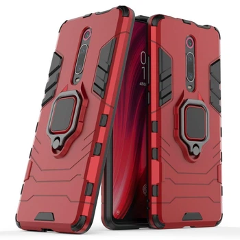 Чохол Iron Ring для Xiaomi Mi 9T / Redmi K20 броньований бампер Броня Red Без бренду