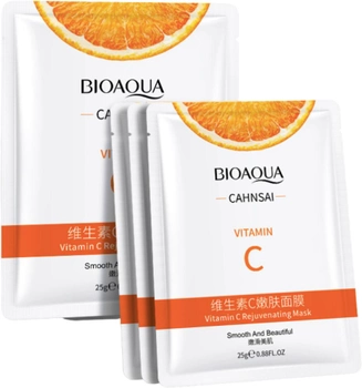 Набор масок Bioaqua Vitamin C с витамином C 3 шт х 30 г (2000000245249)