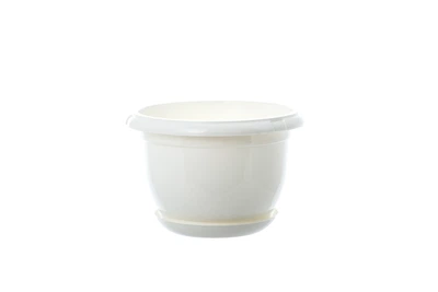 Горшок для цветов Form-Plastic Мальта круглый 1,4 л 17 х 11 см Белый
