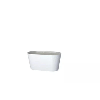 Кашпо для цветов Form-Plastic Диамант петит овальное 3,1 л 13 х 13 х 27 см Белый