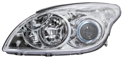 Фара Hyundai i30 I (FD) (дорестайл) 2007 - 2010 (Хюндай и30 I (ФД) (дорестайл) 2007 - 2010), левая, электр., хром, без корректора, (TYC)