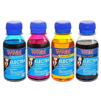 Чорнило для Brother DCP-350C WWM ELECTRA B/C/M/Y 4х100г ELECTR.SET42