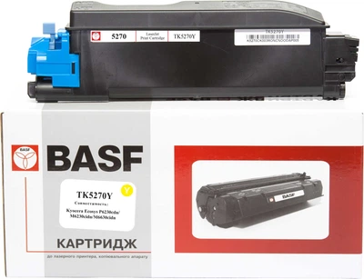 Картридж для Kyocera ECOSYS P6230, P6230cdn BASF TK-5270 Yellow BASF-KT-1T02TVANL0