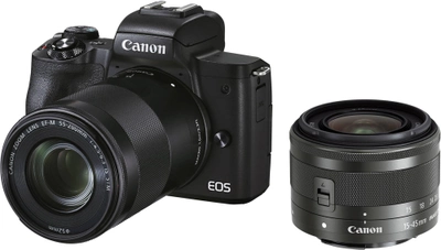 Фотоаппарат Canon EOS M50 Mark II + 15-45 IS STM + 55-200 IS STM Kit Black (4728C041) Официальная гарантия!
