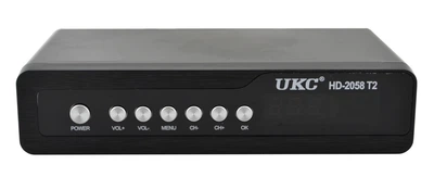 Тюнер DVB-T2 UKC HD-2058 c поддержкой wi-fi адаптера