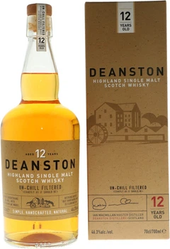 Віскі односолодове Deanston Un-Chill Filtered 12 років витримки в подарунковій упаковці 0.7 л 46.3% (5029704217175)