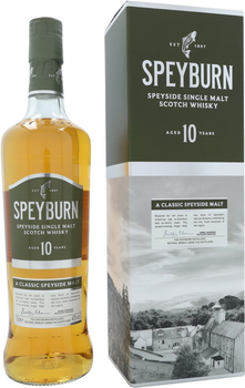 Виски односолодовый Speyburn 10 лет выдержки в подарочной упаковке 0.7 л 40% (5010509021067)