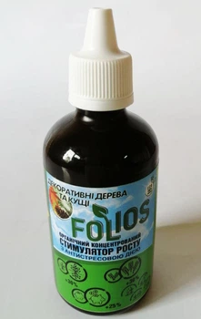 Органическое удобрение FOLIOS Ландшафтные деревья, кусты 100мл