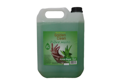 Рідке мило Golden Clean каністра алое-віра 5 л