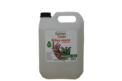 Рідке мило 5 л евкаліпт Golden Clean каністра