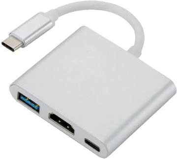 Адаптер Dynamode Multiport USB3.1 Type-C to HDMI/USB 3.0/USB Type-C до 4K HD-3840x2160 (Multiport USB 3.1 Type-C to HDMI)