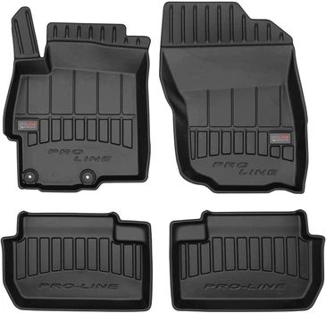Коврики в салон Mitsubishi Lancer X 2007- 3D Frogum черные