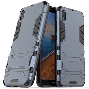 Чехол Iron для Xiaomi Redmi 7A бронированный бампер Броня Dark-Blue