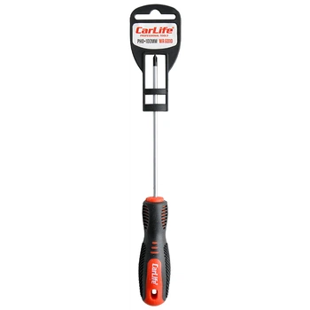 Отвертка Carlife WR6010 крестовая PH0x100mm, Cr-V 6150