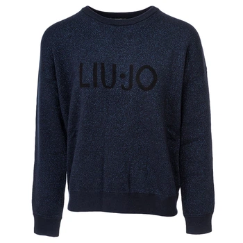 Джемпер Liu Jo T69068MA09E M з люрексом синій