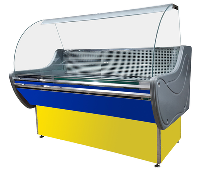 Холодильная витрина COLD eco Lux Medium Cold 2 м сине-желтая