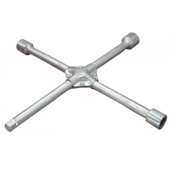 Ключ баллонный MASTERTOOL GM крестовой усиленный 17x19x21x1/2", 350*16 мм (73-0313)