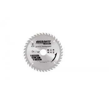 Диск пильный GRANITE GM для дерева с твердосплавными напайками 190*30*40Т, 8500 об/мин 5-(19-041)