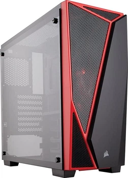 Корпус Corsair Carbide SPEC-04 TempeRed Glass Black/Red (CC-9011117-WW) без БП