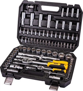 Набор ключей и насадок торцевых MASTERTOOL GM CV 1/4" и 1/2" 94 шт (78-5094)