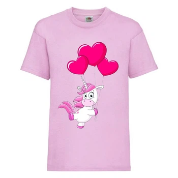 Футболка детская Единорог 0020 (Unicorn) светлорозовая (UNN lipnc 0020)140 см