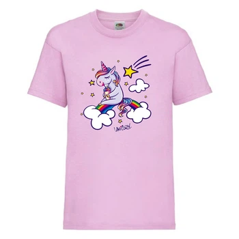 Футболка дитяча Єдиноріг 0027 (Unicorn) светлорозовая (UNN lipnc 0027)140 см