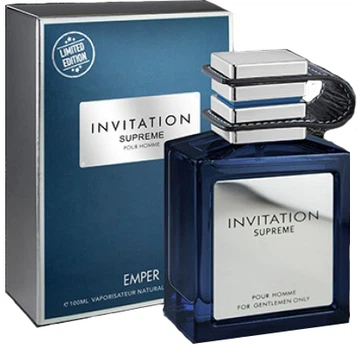 Туалетна вода для чоловіків Emper Invitation Supreme 100 мл (MM32115) (6291103669377)