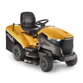 Трактор садовый бензиновый STIGA ST 650 Twin, 10.6 кВт, шир кош 102 см, выс кош 30-90 мм,трав 300 л