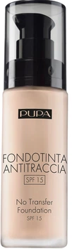Тональный крем Pupa No Transfer Foundation №001 Ivory 30 мл (8011607094530)