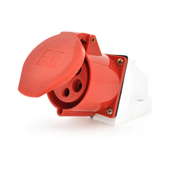 Кабельна Розетка накладна SF-125, 5 контактів, 3Р+N+E, 32А, 380V, IP44 Voltronic