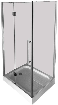 Душова кабіна DIAMOND PREMIUM DP004 + акриловий піддон 15 см Т67
