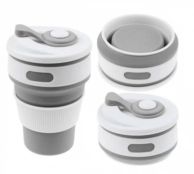 Складная силиконовая чашка Mimo Collapsible Coffe Cup 350 ml